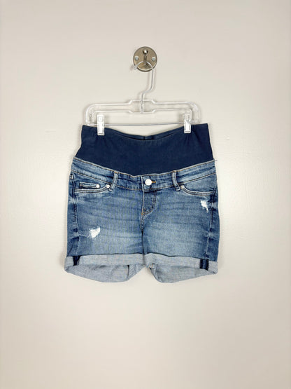 XS - H & M Denim Cuffed Shorts