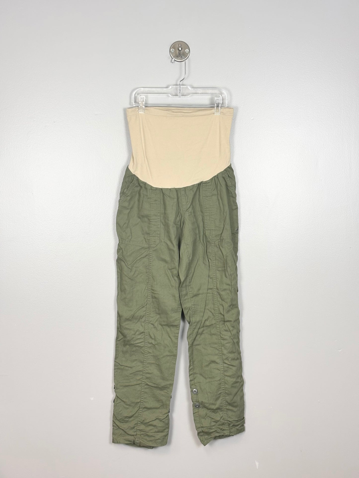S - Army Green Convertible Cargo Pants
