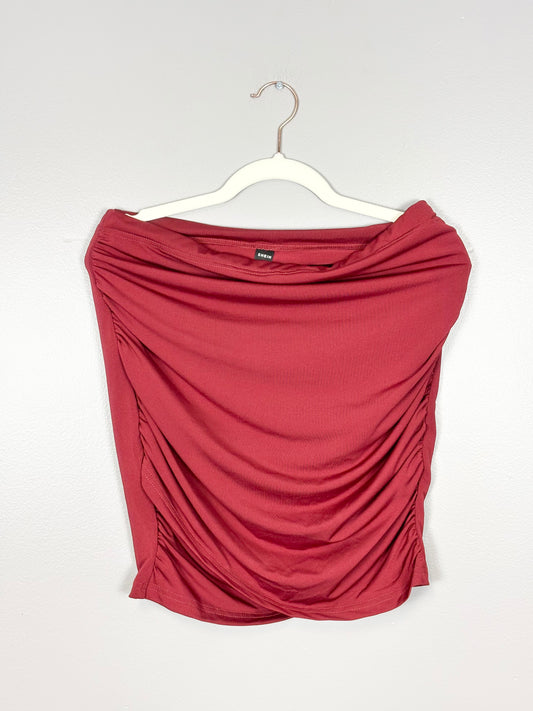 M - SHEIN Cranberry Tube Top