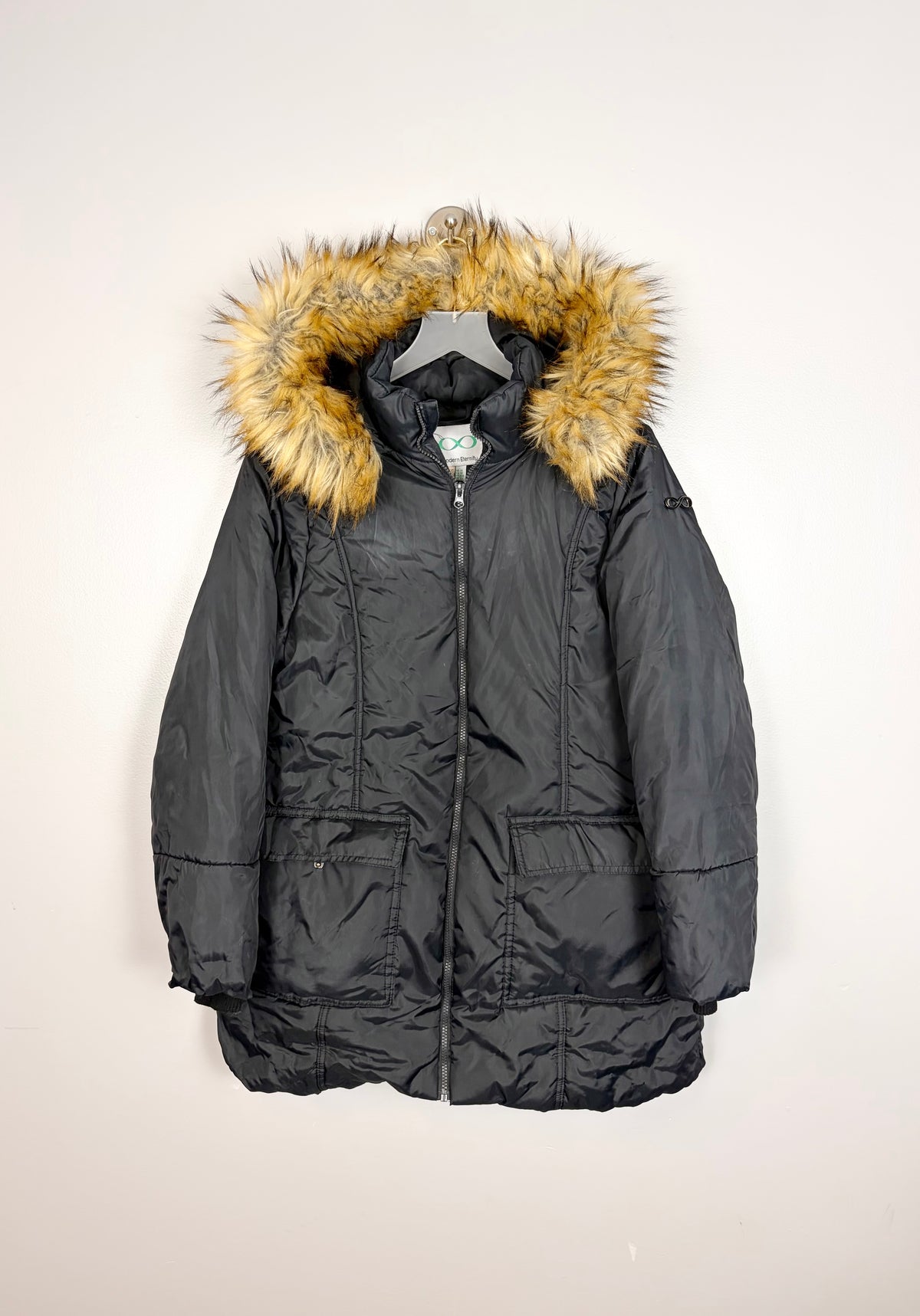 XL - Modern Eternity Quilted Black Puffer Jacket