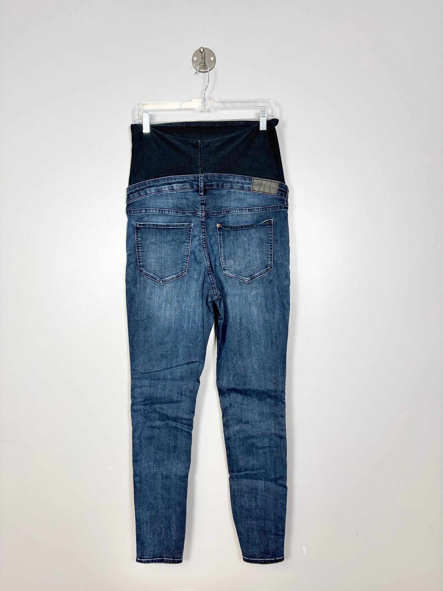M - H & M Mama Dark Skinny Jeans