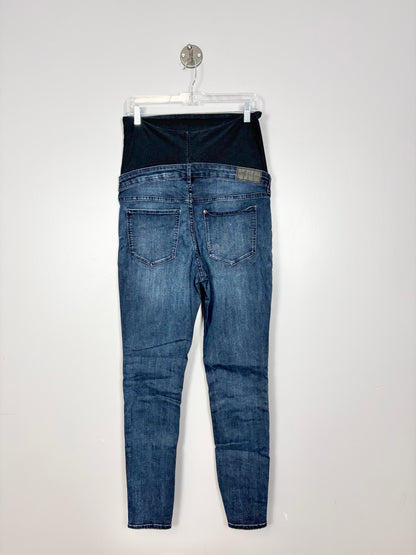 M - H & M Mama Dark Skinny Jeans