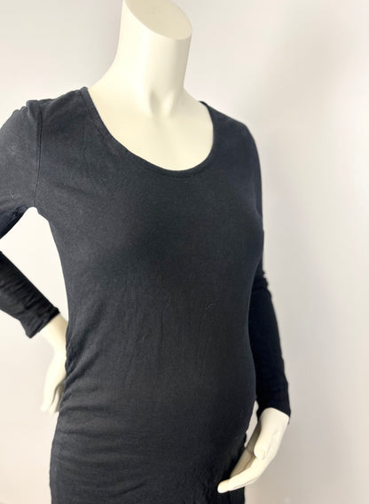 M - Gap Black Long Sleeved Bodycon Dress
