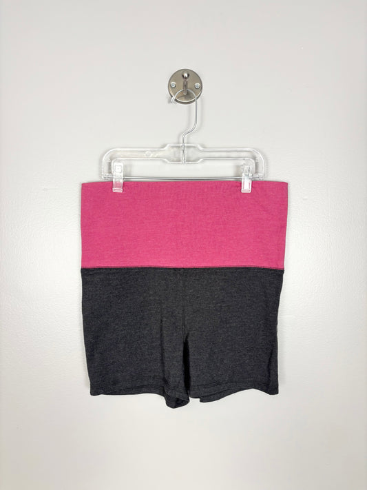 XS/S - Pink & Grey Contrast Bike Shorts