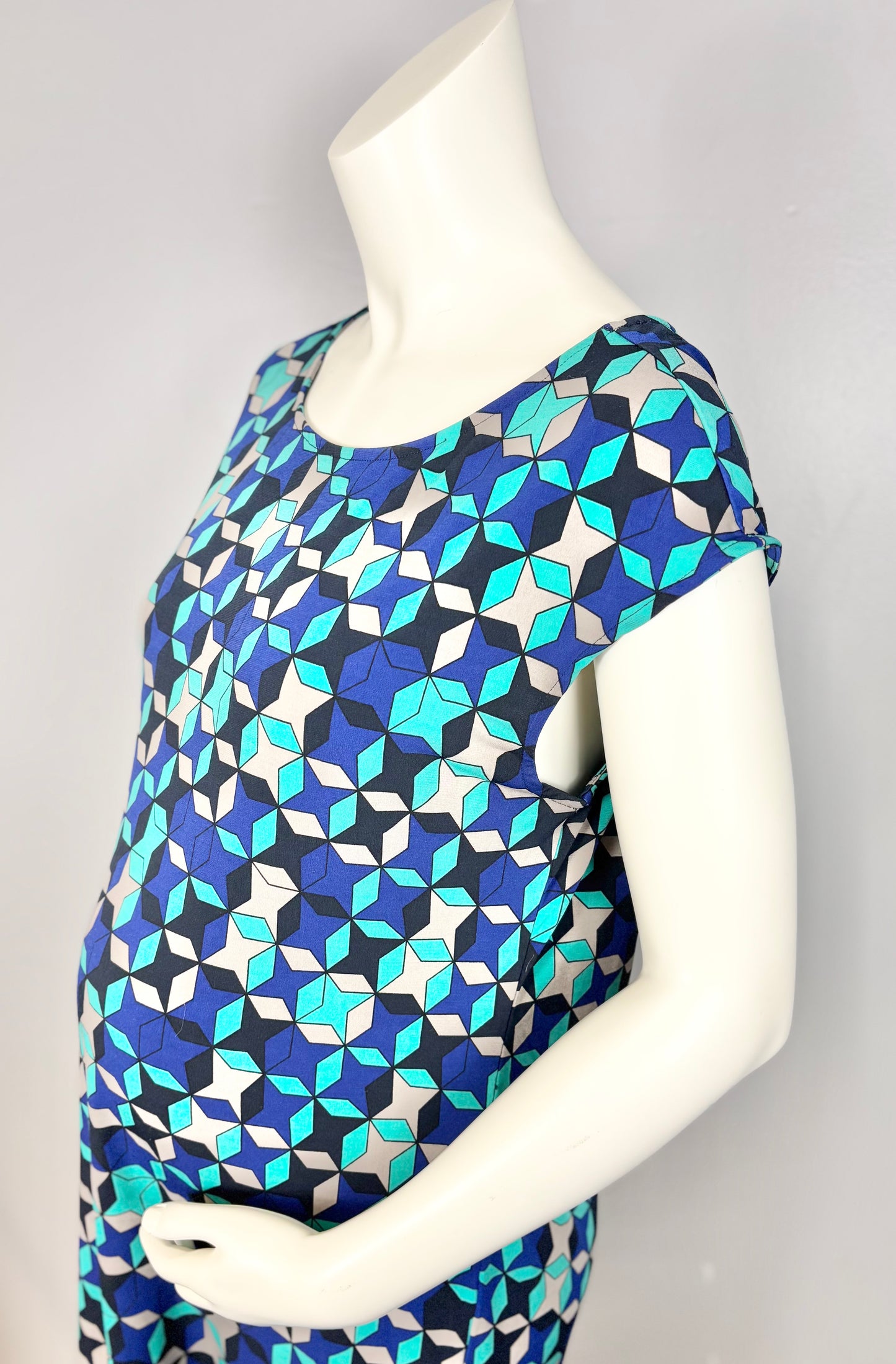 L - Banana Republic Geometric Shift Dress