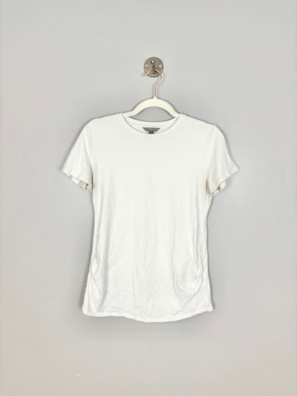 S - Thyme Basic White Fitted Shirt