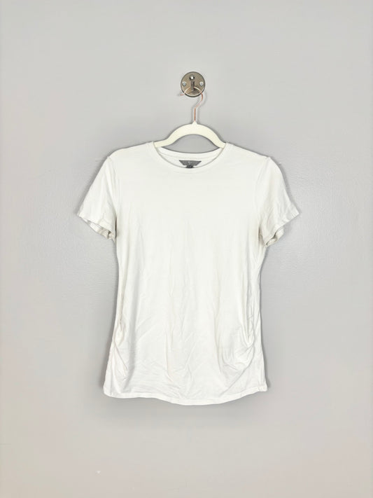 S - Thyme Basic White Fitted Shirt