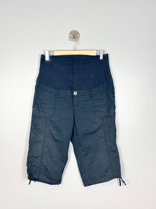 M - Thyme Navy Long Shorts