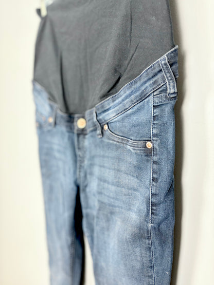 M - H & M Mama Dark Skinny Jeans