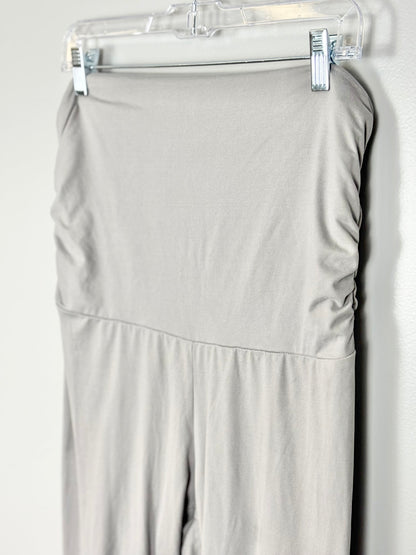 XL - Light Grey Rouched Panel Legging