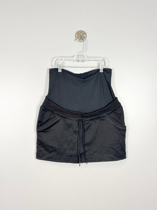 S - Thyme Black Sweat Skort