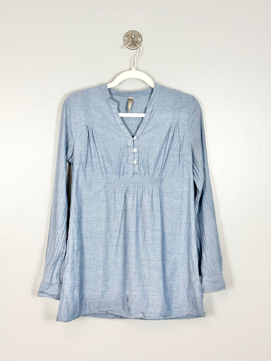 S - Thyme Chambray Blouse