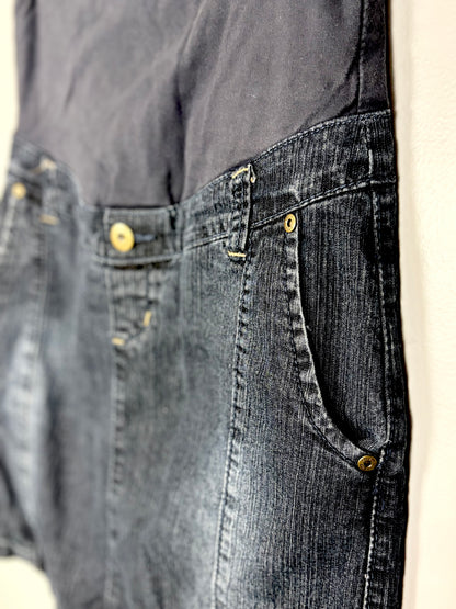M - Thyme Darkwash Denim Skirt