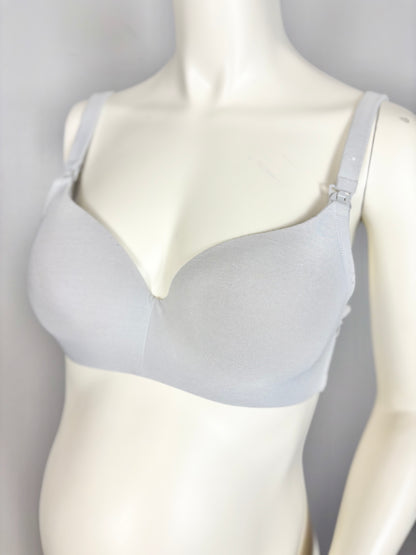 L/36C - Light Grey Nursing Bra