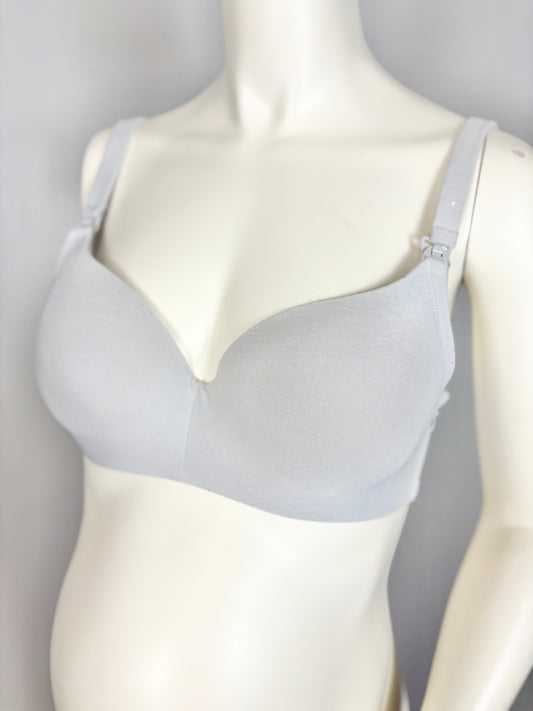 L/36C - Light Grey Nursing Bra