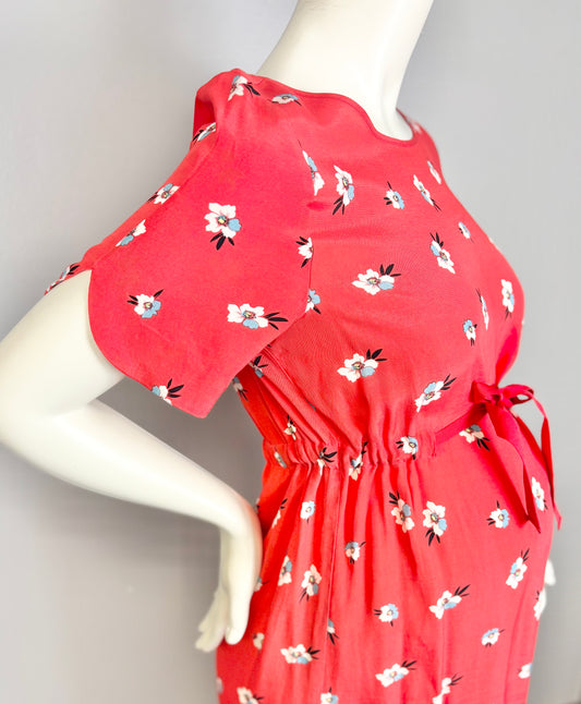 S/Size 6 – Seraphine Coral Florals Dress