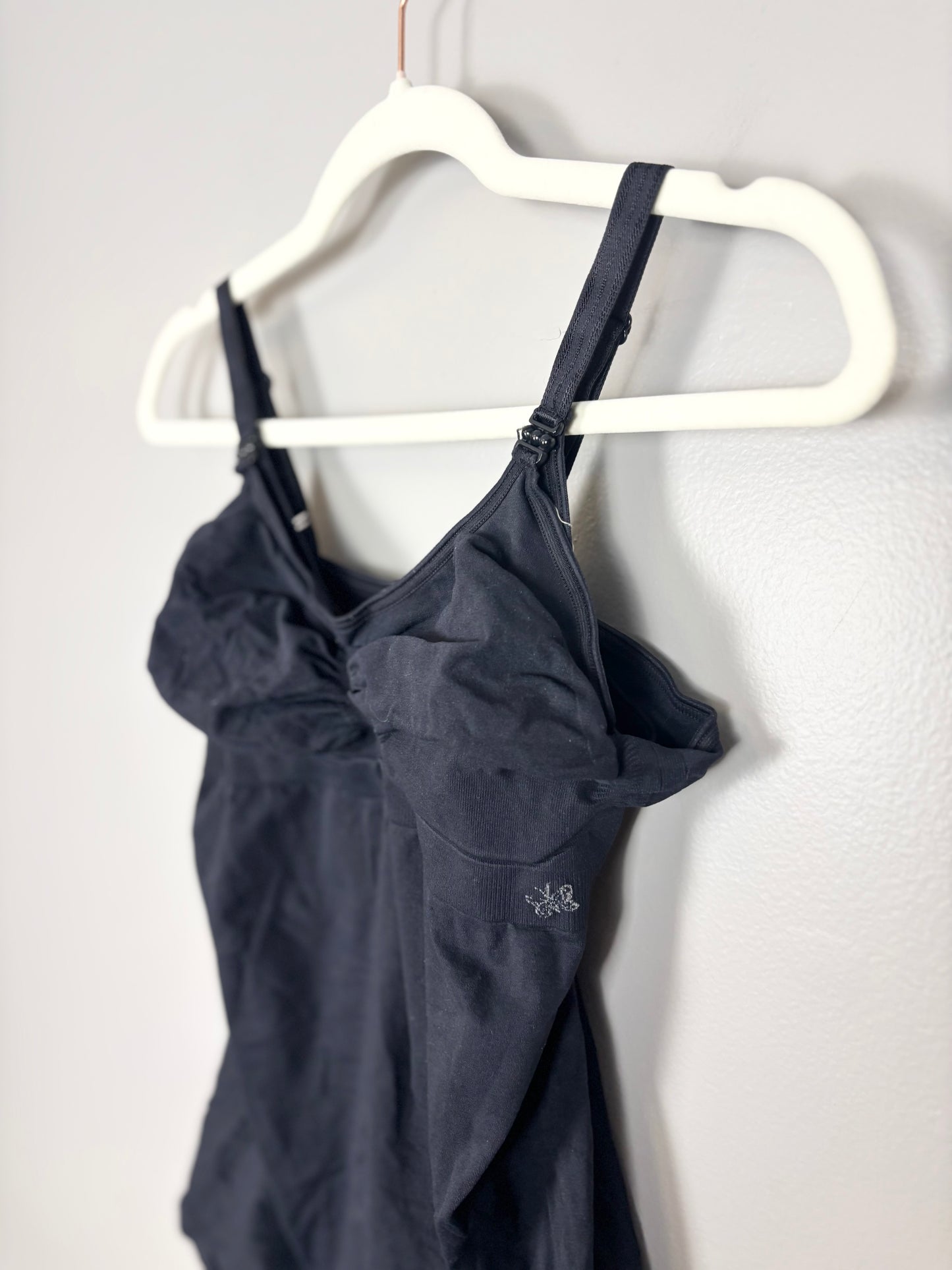 L - Black Nursing Tank