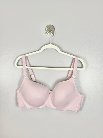 XL/42D - Thyme Pink Satin Nursing Bra
