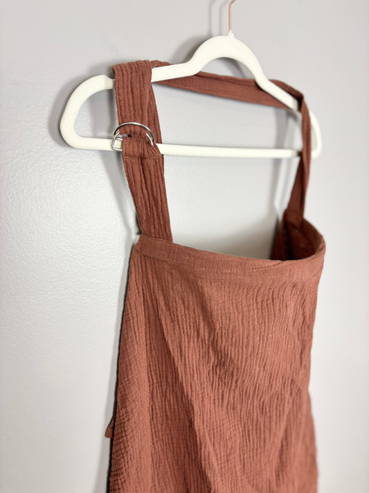 One Size - Rust Waffle Nursing Cover