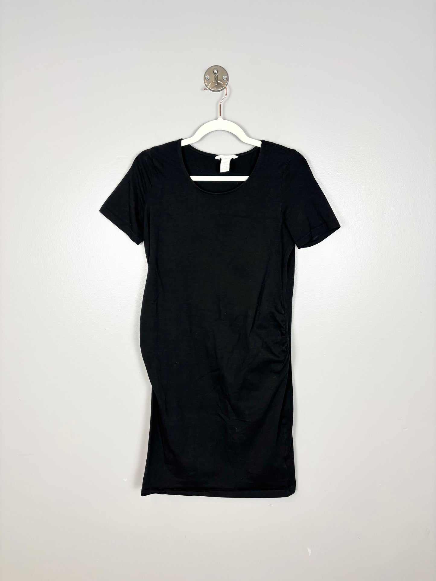 M - H & M Black Bodycon T-Shirt Dress