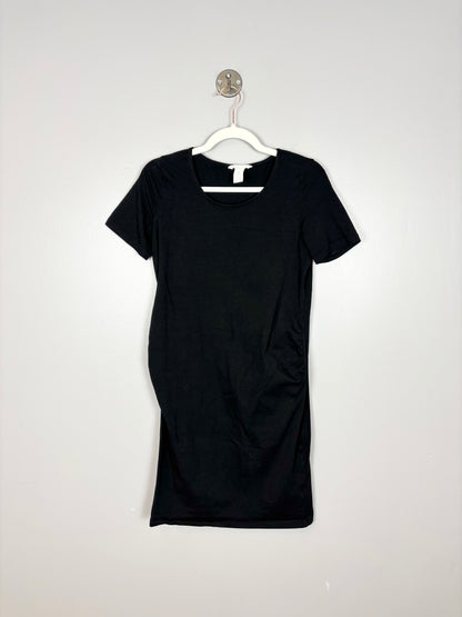 M - H & M Black Bodycon T-Shirt Dress