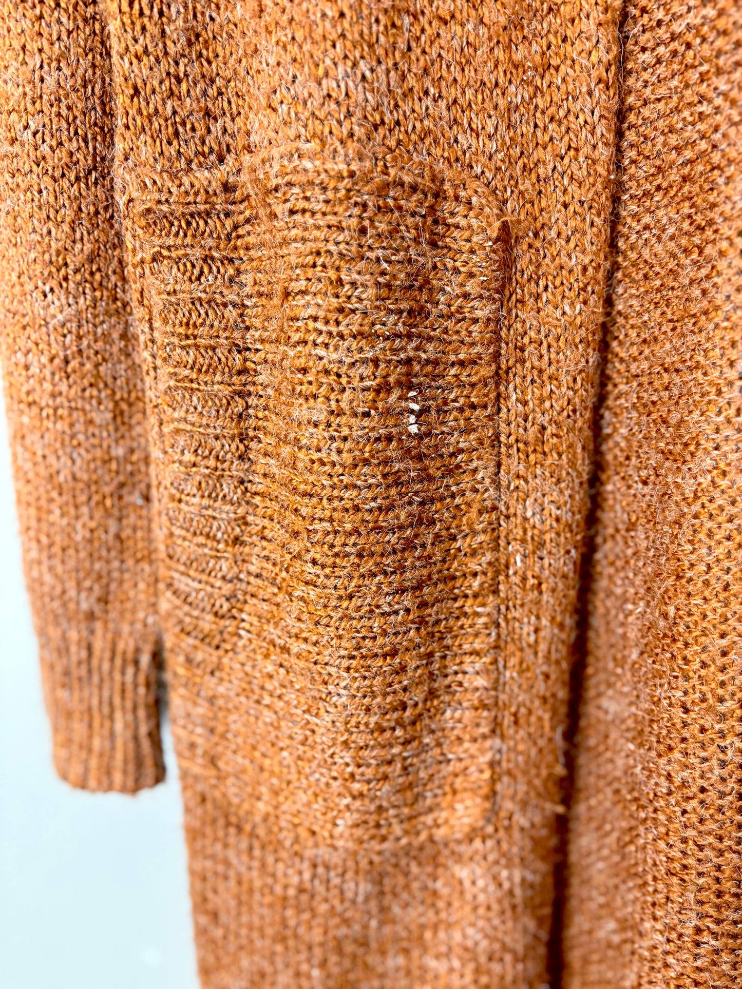 S - Mistrea Longline Pumpkin Cardigan