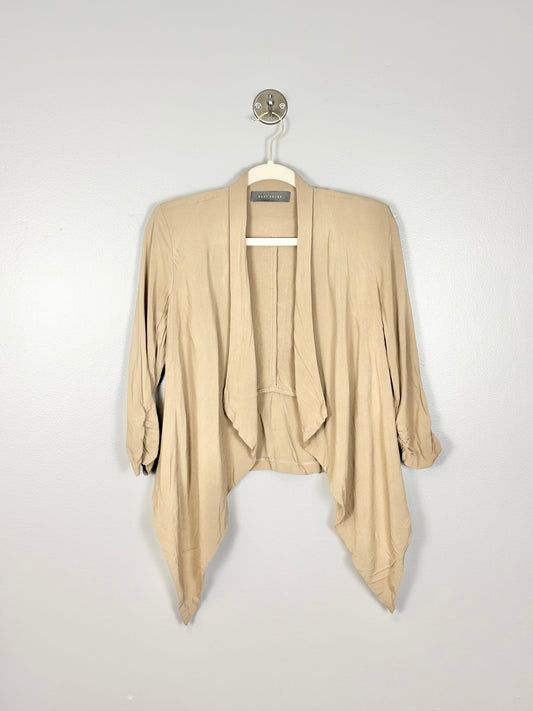 M - Suzy Shier Cropped Taupe Jacket