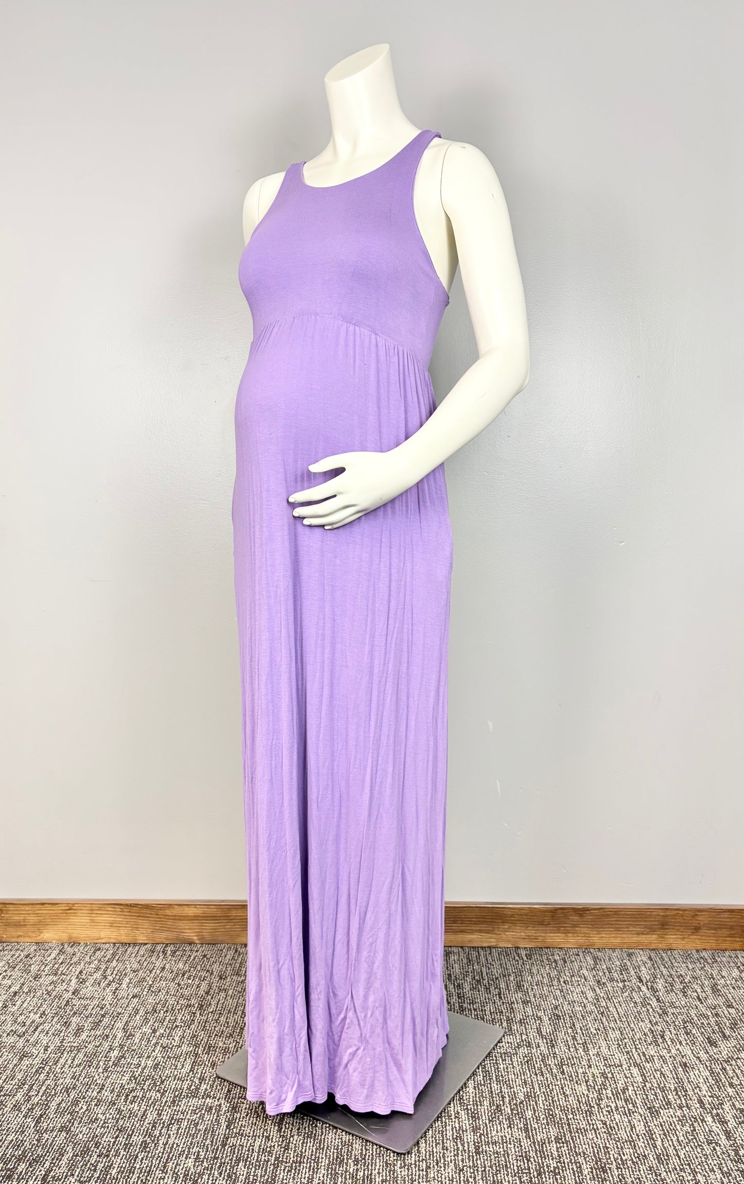 S - Beeson River Lavender Maxi Dress