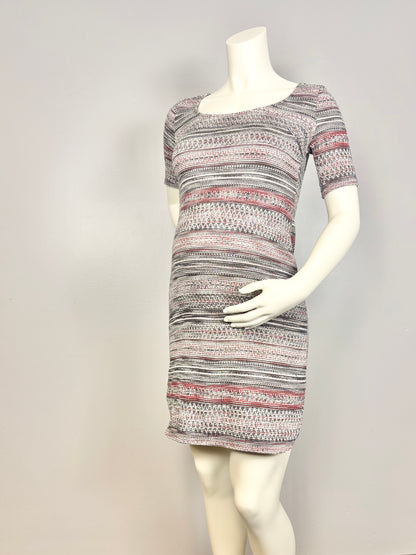 XS - Thyme Tapestry Weave Shift Dress