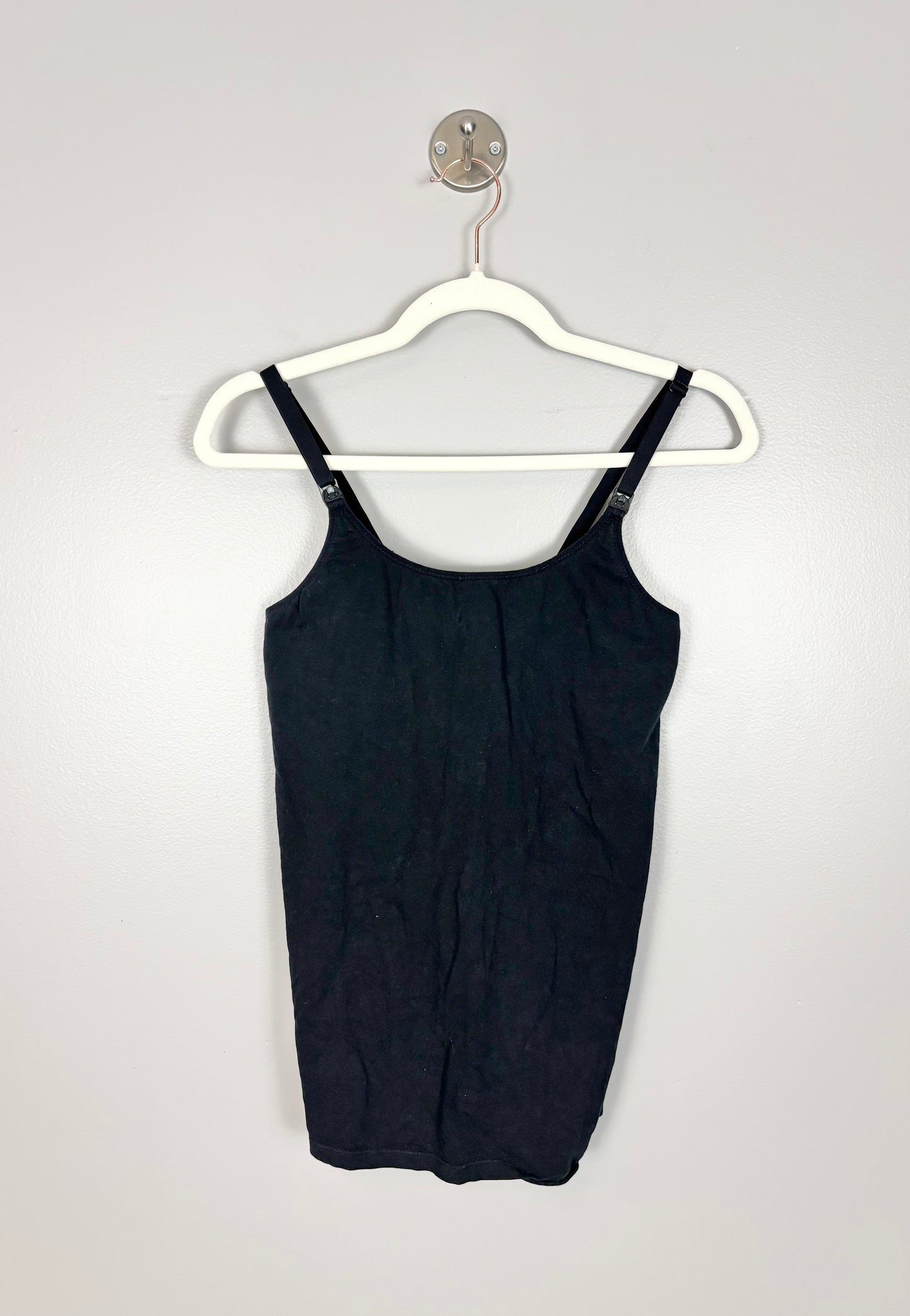 M - Paisley Sky Black Nursing Tank