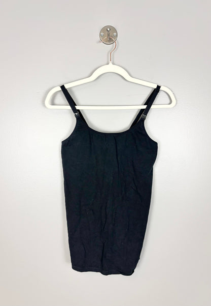 M - Paisley Sky Black Nursing Tank