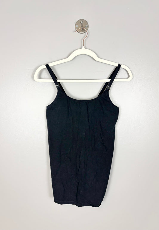 M - Paisley Sky Black Nursing Tank