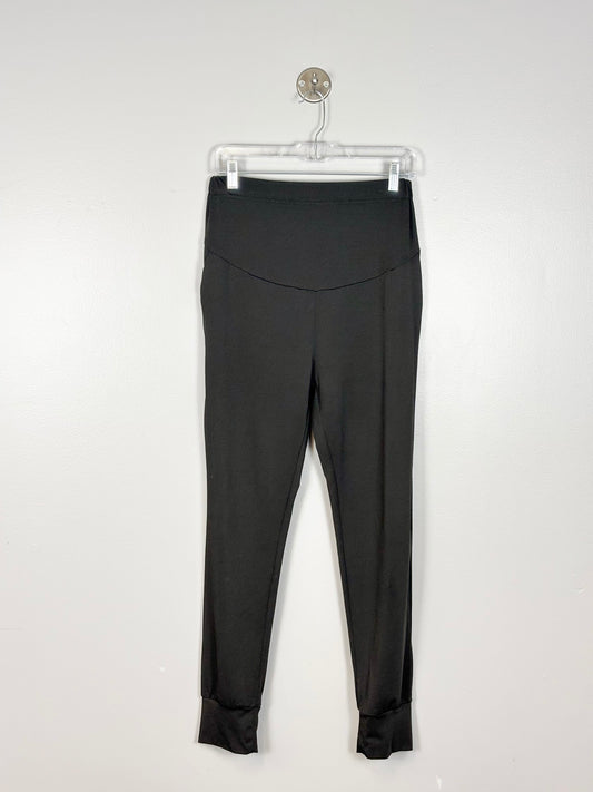 L/XL - Black Cuffed Jogger with Pockets