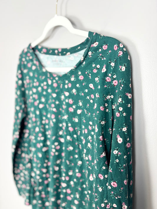 XL - Paisley Sky Green Floral Shirt