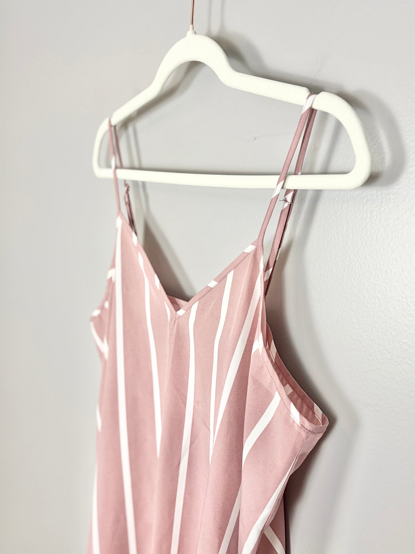 M - SHEIN Soft Pink Stripe Camisole