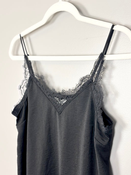 M - H & M Mama Black Lace Maternity Camisole