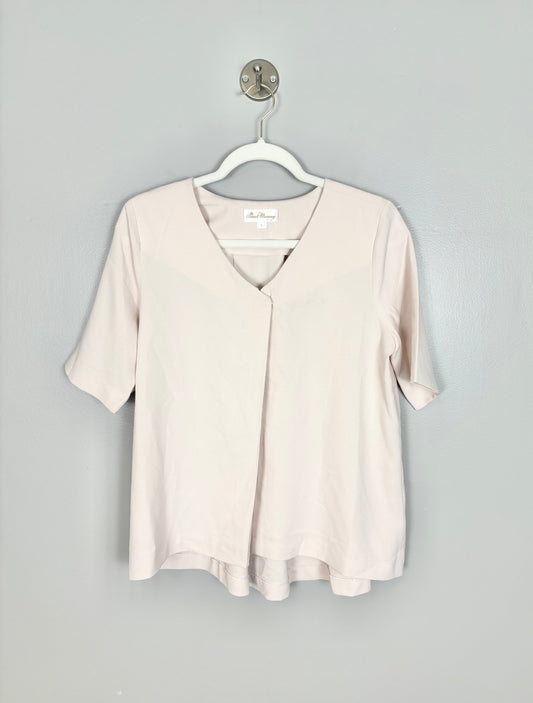 L - Sweet Mommy Soft Pink Nursing Blouse