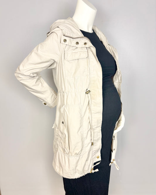 S - H & M Mama Cream Cotton Spring Jacket