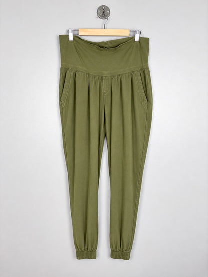 Old Navy - Olive Green Twill Jogger