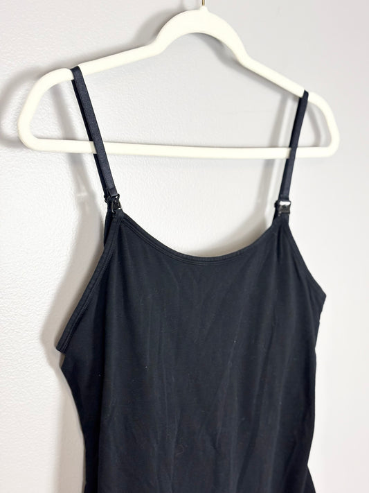 L - Thyme Black Nursing Tank