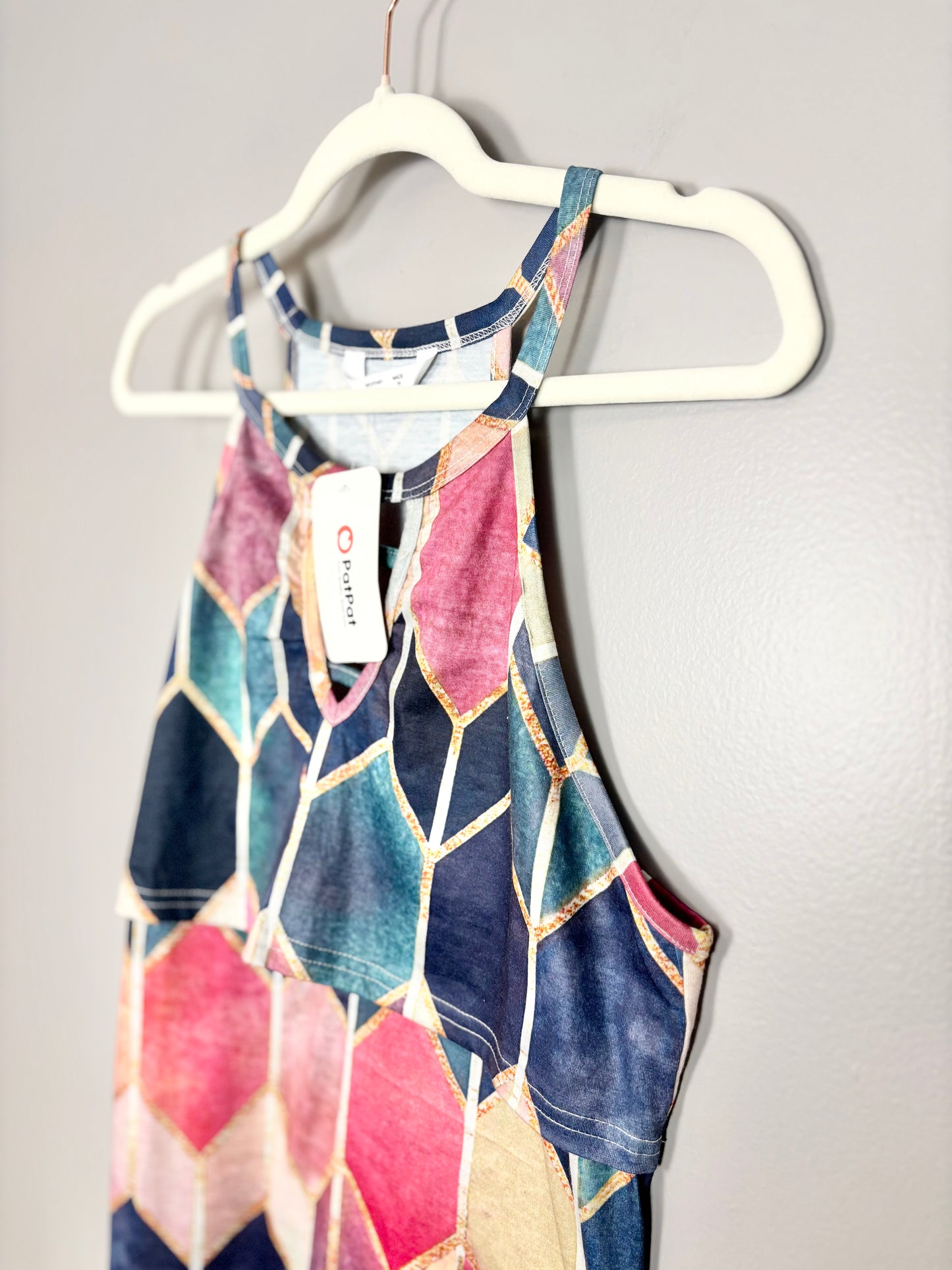 M - PatPat Stained Glass Nursing Tank