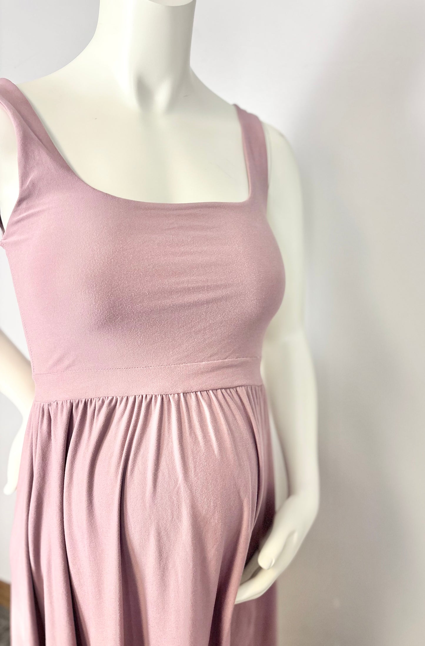 M - Ardene Dusty Rose Slit-Front Dress