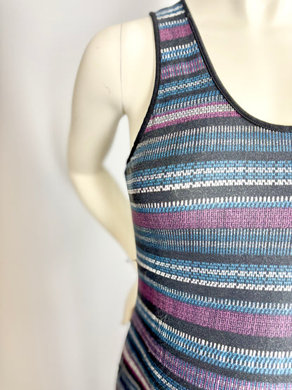 M – Thyme Striped Maxi Dress