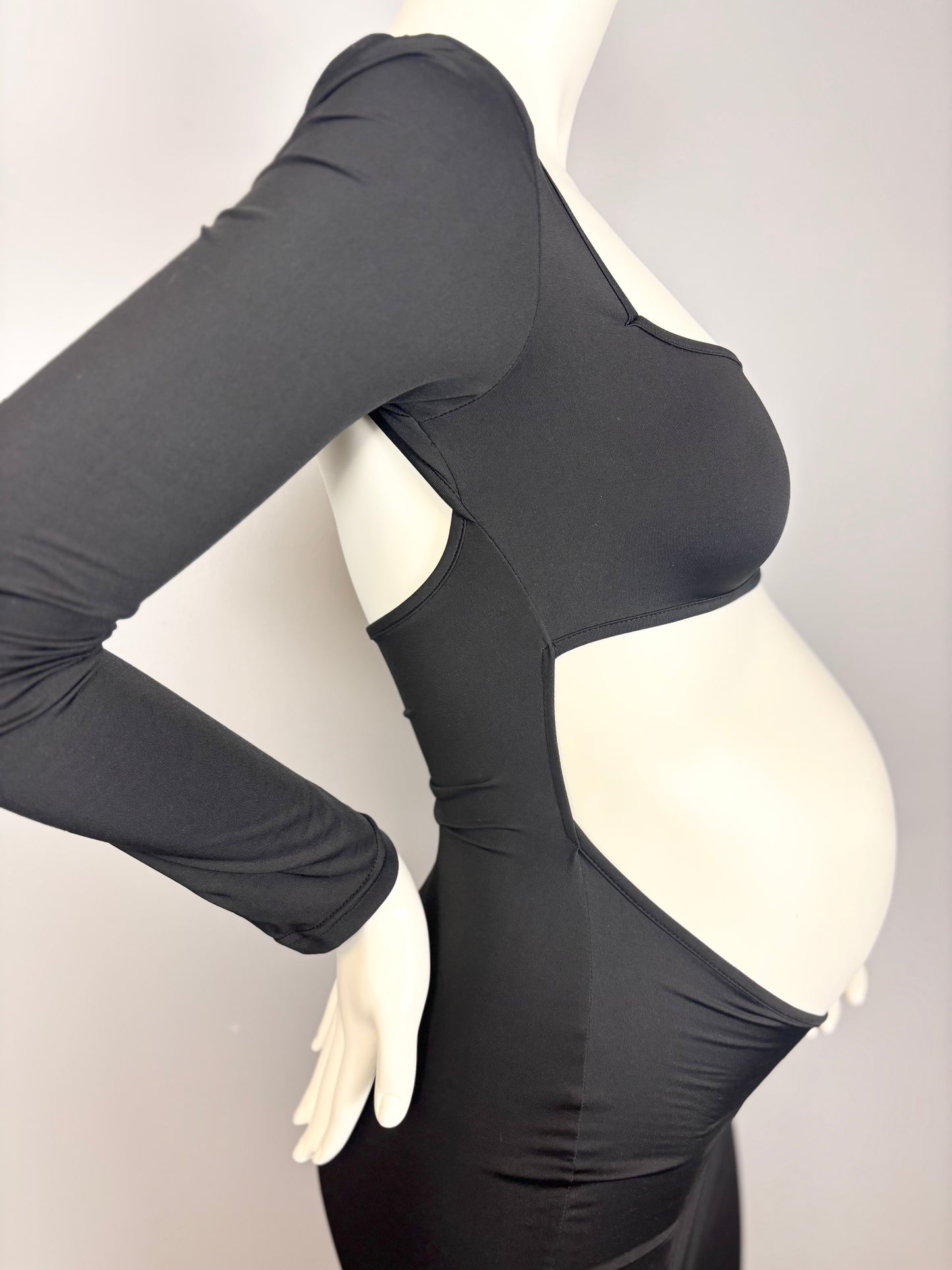 XS/S - Black Cutout Maxi Dress