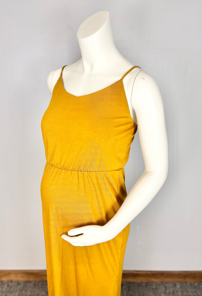 S - Old Navy Mustard Midi Dress