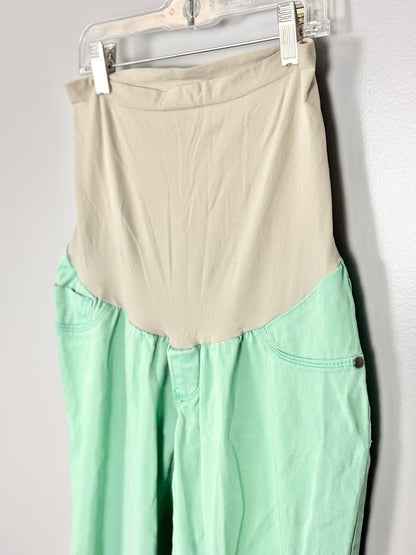 S - Motherhood Mint Green Skinny Jeans