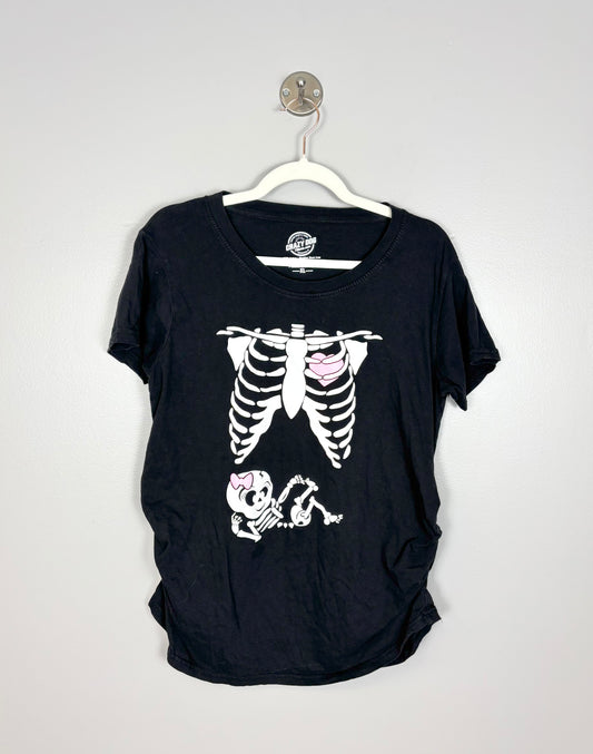 XL - Crazy Dog Skeleton Shirt