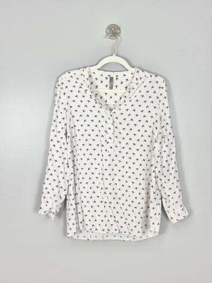 M - Thyme Long-Sleeve Sparrow Blouse