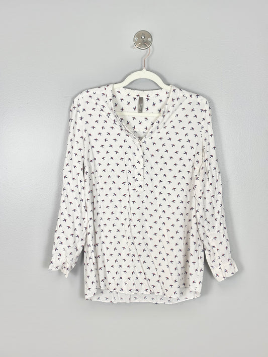 M - Thyme Long-Sleeve Sparrow Blouse
