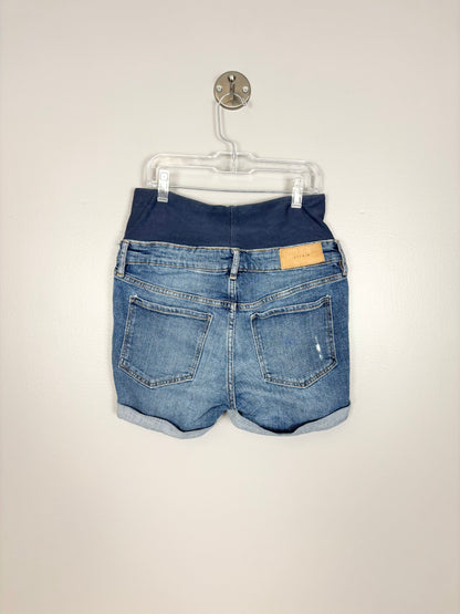 XS - H & M Denim Cuffed Shorts